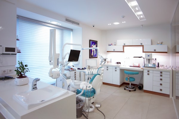 Dental surgical suite with operating equipment